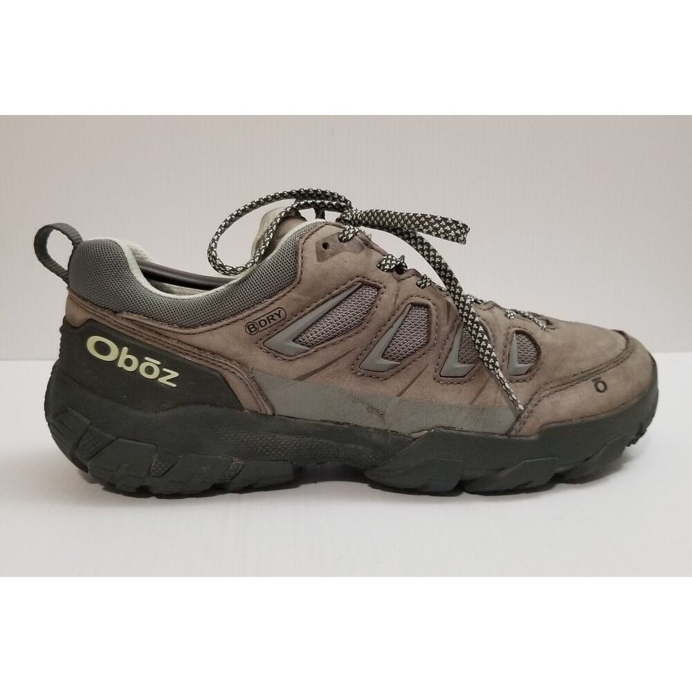 Oboz Sawtooth II Low B-DRY Waterproof Hiking Shoes Women’s Brown Gray Size 9